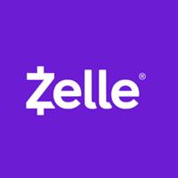 Zelle logo in purple square